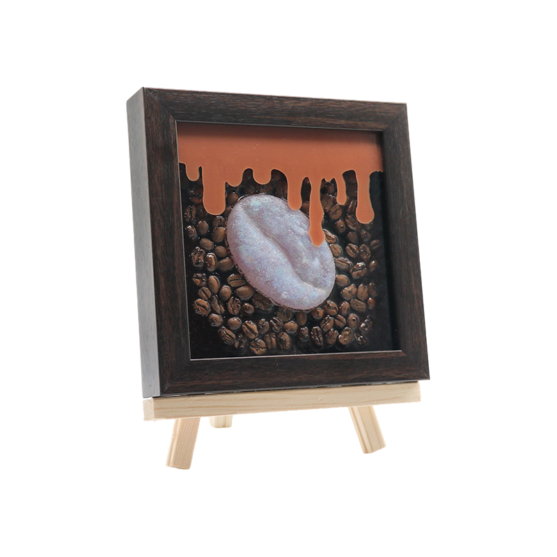 Amber kaffesimuleringskunstlampe - lampe kiss kaffeduft