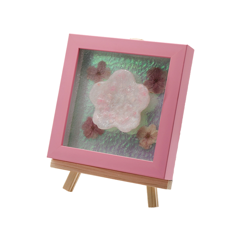 Rav treramme Water Ripple Cherry Blossom Art Lamp - Yozakura Rain