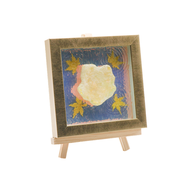 Vann krusning rav lønneblad simulering kunstlampe - Maple Shadow Lamp