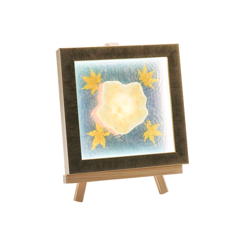 Vann krusning rav lønneblad simulering kunstlampe - Maple Shadow Lamp